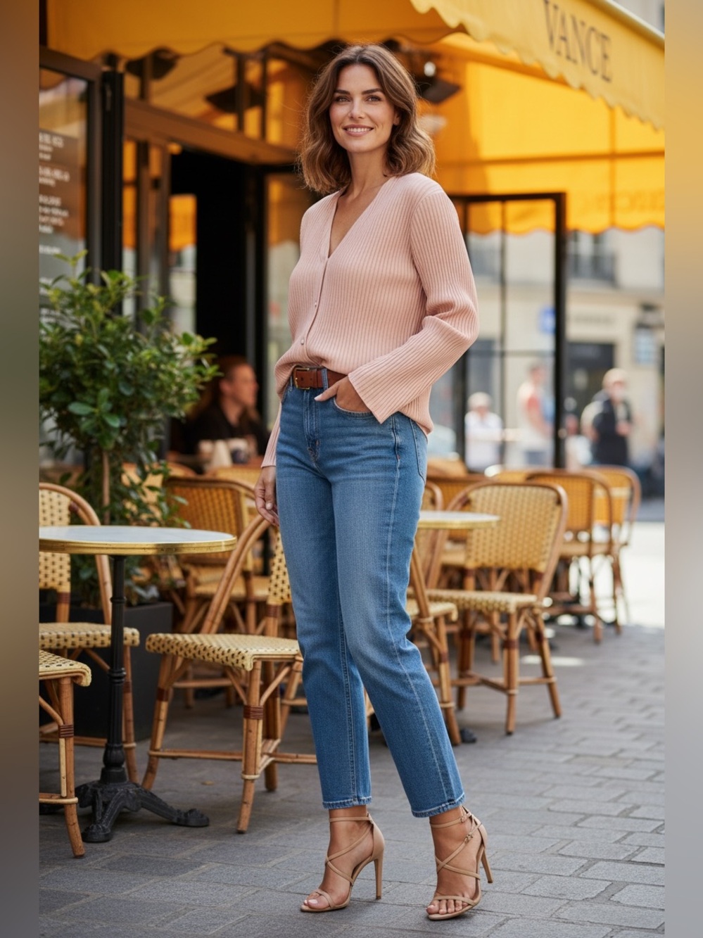 Vince Blush Pink Pleated Button-Down Top